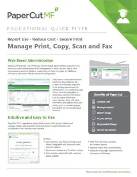 Papercut, Mf, Education Flyer, (Dealership Name)